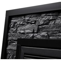Портал Firelight Loft 30 (камень черный/черная эмаль) - Превью изображения №4 — Интернет-магазин Time-Shop