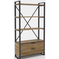 Hype Mebel Стандарт Люкс 50x200 (черный/дуб галифакс олово)