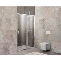 Душевая дверь BelBagno UNIQUE-BF-1-120/135-C-Cr (прозрачное стекло) - Превью изображения №2 — Интернет-магазин Time-Shop