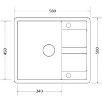 Кухонная мойка ZorG Apollo 58 (черный оникс) - Превью изображения №4 — Интернет-магазин Time-Shop