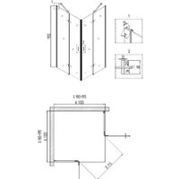 Душевой уголок Niagara NG-6614-08 100x100x190 - Превью изображения №6 — Интернет-магазин Time-Shop