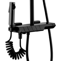 Душевая система  Rea Rob black REA-P6627 - Превью изображения №2 — Интернет-магазин Time-Shop