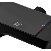 Душевая система  Rea Rob black REA-P6627 - Превью изображения №3 — Интернет-магазин Time-Shop