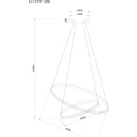 Подвесная люстра Arte Lamp Frodo A2197SP-2BK - Превью изображения №5 — Интернет-магазин Time-Shop