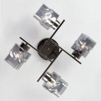 Припотолочная люстра Евросвет Hilari 30165/4 (Черный жемчуг) - Превью изображения №2 — Интернет-магазин Time-Shop