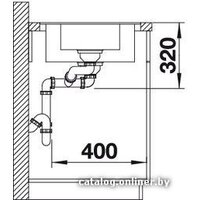 Кухонная мойка Blanco Metra 6-F (антрацит) [519134] - Превью изображения №5 — Интернет-магазин Time-Shop