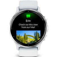 Умные часы Garmin Venu 3 (белый, с силиконовым ремешком) - Превью изображения №4 — Интернет-магазин Time-Shop