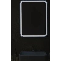  Silver Mirrors Шкаф с зеркалом для ванной Фиджи-Антрацит Flip 60 ИК LED-00003042 - Превью изображения №3 — Интернет-магазин Time-Shop