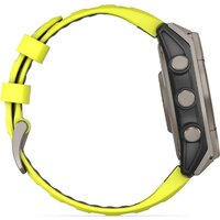 Умные часы Garmin Fenix 8 Solar, Sapphire 47мм (титановый серый с желтым ремешком) - Превью изображения №12 — Интернет-магазин Time-Shop