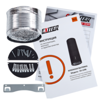 Кухонная вытяжка Exiteq EX-1296 (черный) - Превью изображения №7 — Интернет-магазин Time-Shop