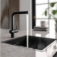 Кухонная мойка Globalo Riwolo 50.1 Anthracite - Превью изображения №2 — Интернет-магазин Time-Shop