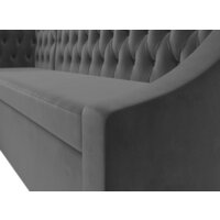 Угловой диван Лига диванов Мерлин левый 109428L (велюр, серый) - Превью изображения №4 — Интернет-магазин Time-Shop