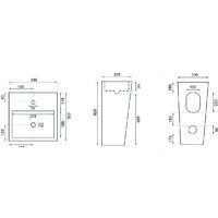Умывальник Rea Kamila (черный) - Превью изображения №6 — Интернет-магазин Time-Shop