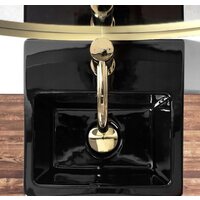 Умывальник Rea Kamila (черный) - Превью изображения №5 — Интернет-магазин Time-Shop