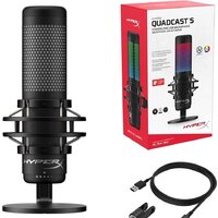 Проводной микрофон HyperX QuadCast S (черный) - Превью изображения №7 — Интернет-магазин Time-Shop