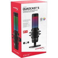 Проводной микрофон HyperX QuadCast S (черный) - Превью изображения №8 — Интернет-магазин Time-Shop