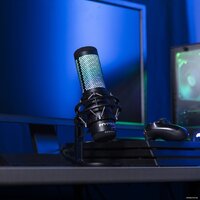 Проводной микрофон HyperX QuadCast S (черный) - Превью изображения №10 — Интернет-магазин Time-Shop