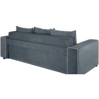 Диван Krones Цезарь 4 (велюр, графит/молочный) - Превью изображения №7 — Интернет-магазин Time-Shop