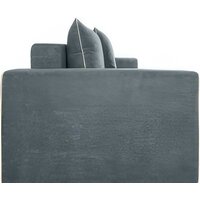 Диван Krones Цезарь 4 (велюр, графит/молочный) - Превью изображения №5 — Интернет-магазин Time-Shop