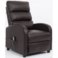 Реклайнер Calviano 2164 (экокожа, коричневый) - Превью изображения №3 — Интернет-магазин Time-Shop