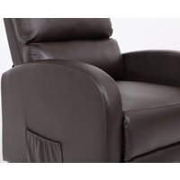 Реклайнер Calviano 2164 (экокожа, коричневый) - Превью изображения №11 — Интернет-магазин Time-Shop