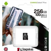 Карта памяти Kingston Canvas Select Plus microSDXC 256GB - Превью изображения №3 — Интернет-магазин Time-Shop
