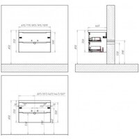  BelBagno Тумба под умывальник Etna-700-2C-SO-RN-P (rovere nature) - Превью изображения №3 — Интернет-магазин Time-Shop