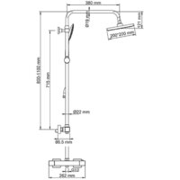 Душевая система  Wasserkraft Thermo A15502 - Превью изображения №7 — Интернет-магазин Time-Shop