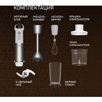 Погружной блендер Weissgauff WHB 341 PTW CordLess Titan - Превью изображения №17 — Интернет-магазин Time-Shop
