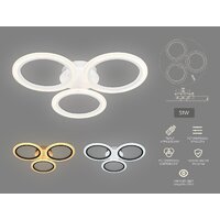 Припотолочная люстра Ambrella light Acrylica FA4052 - Превью изображения №6 — Интернет-магазин Time-Shop