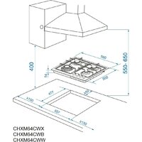 Варочная панель Candy CHXM64CWB - Превью изображения №7 — Интернет-магазин Time-Shop