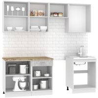 Готовая кухня Mio Tesoro Экстра-лайт 2.2 (ателье светлый/мадрид) - Превью изображения №2 — Интернет-магазин Time-Shop