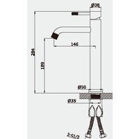 Смеситель Vieir V402512 - Превью изображения №2 — Интернет-магазин Time-Shop