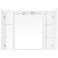  Style Line Шкаф с зеркалом Жасмин 100см (с подсветкой) - Превью изображения №2 — Интернет-магазин Time-Shop