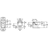 Биде Roca The Gap [357475000] - Превью изображения №2 — Интернет-магазин Time-Shop