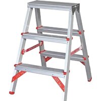 Лестница-стремянка Новая высота NV 312 двухсторонняя профессиональная 2x3 ступеней - Превью изображения №2 — Интернет-магазин Time-Shop