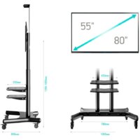 Стойка для телевизора Onkron TS1881 (черный) - Превью изображения №6 — Интернет-магазин Time-Shop