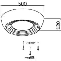 Припотолочная люстра Sonex Cronus 7716/54L - Превью изображения №2 — Интернет-магазин Time-Shop