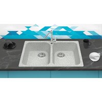 Кухонная мойка Berge BR-7322 (серый) - Превью изображения №2 — Интернет-магазин Time-Shop