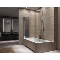 Стеклянная шторка для ванны Rea Agat-3 120 - Превью изображения №3 — Интернет-магазин Time-Shop