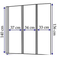 Стеклянная шторка для ванны Rea Agat-3 120 - Превью изображения №5 — Интернет-магазин Time-Shop