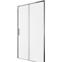 Душевая дверь Aquanet Pleasure Evo 100 AE65-N100-CT (хром/прозрачное стекло) - Превью изображения №2 — Интернет-магазин Time-Shop