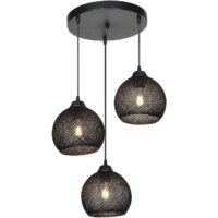 Подвесная люстра Toplight Lizbeth TL1612R-03BK - Превью изображения №2 — Интернет-магазин Time-Shop