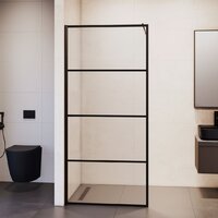 Душевая стенка RGW WA-019B 351001970-84 (черный/прозрачное стекло) - Превью изображения №4 — Интернет-магазин Time-Shop