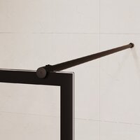 Душевая стенка RGW WA-019B 351001970-84 (черный/прозрачное стекло) - Превью изображения №6 — Интернет-магазин Time-Shop