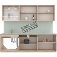 Готовая кухня Интерлиния Мила 24 (белый платинум/дуб серый/малага) - Превью изображения №6 — Интернет-магазин Time-Shop