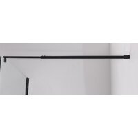 Душевая стенка Saniteco Walk-In SN-W6TB80 (80x200, прозрачное стекло, черный профиль) - Превью изображения №4 — Интернет-магазин Time-Shop