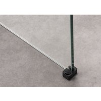 Душевая стенка Saniteco Walk-In SN-W6TB80 (80x200, прозрачное стекло, черный профиль) - Превью изображения №7 — Интернет-магазин Time-Shop