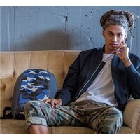 Городской рюкзак XD Design Bobby Compact (синий камуфляж) - Превью изображения №7 — Интернет-магазин Time-Shop