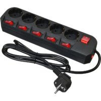 Сетевой фильтр Buro 500SH-1.8-SW-B - Превью изображения №2 — Интернет-магазин Time-Shop